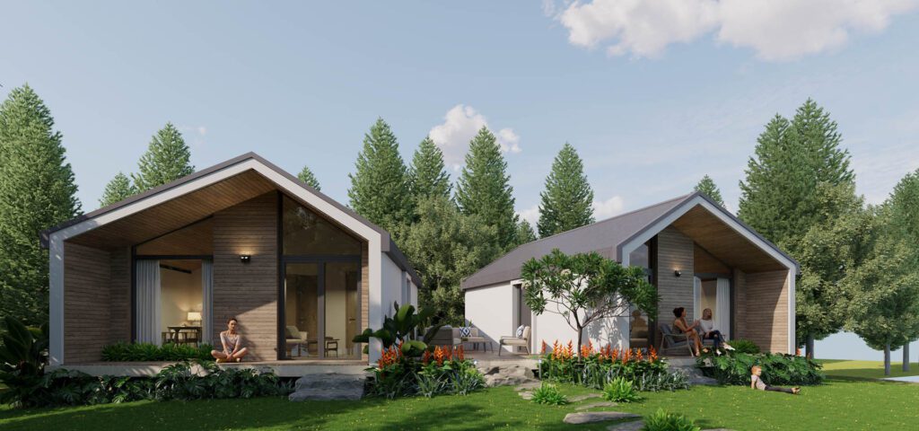 Nhà sinh thái trong khu nghỉ dưỡng