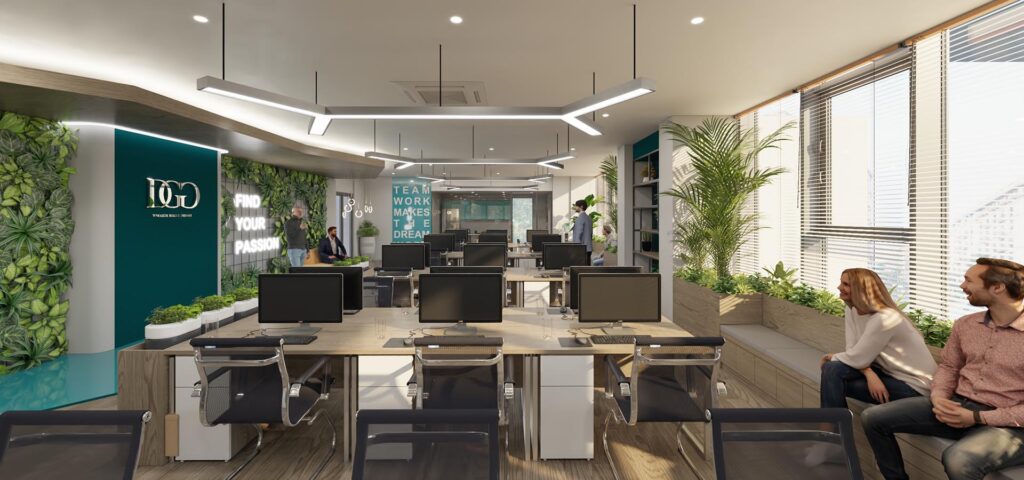 ảnh phối cảnh văn phòng sinh thái